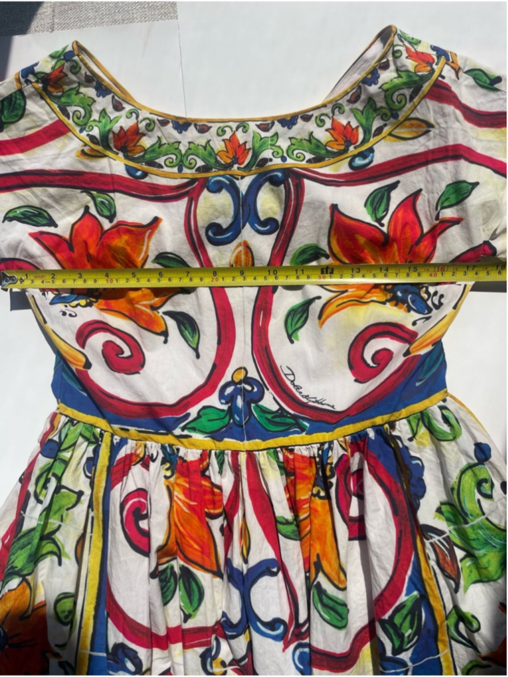 Dolce & Gabbana Multicolor Floral & Leopard Print Midi Dress small - Picture 6 of 11